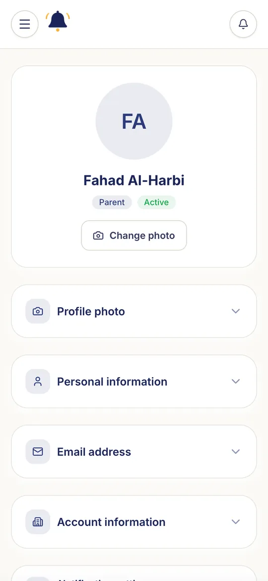 Your profile